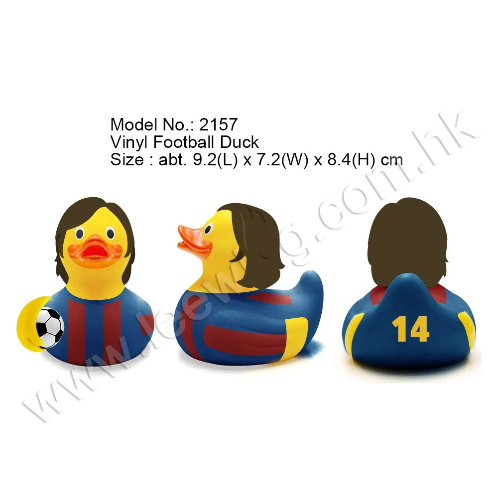 football rubber duck