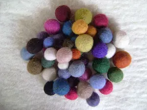 Woolen Felt Balls Made in Nepal