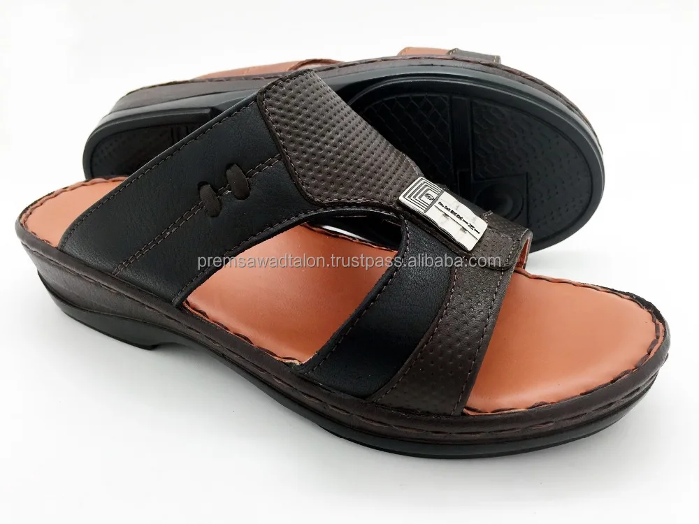 MEN ARABIC LEATHER SLIPPERS AND SANDAL FROM THAILAND