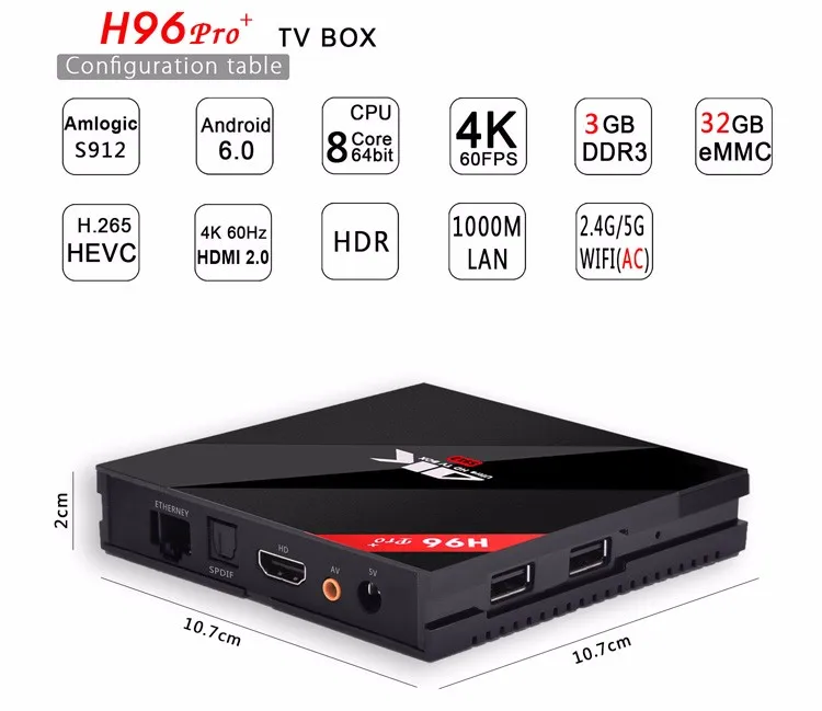 H96 Pro+ Android TV Box -17