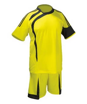 red and yellow football shirt