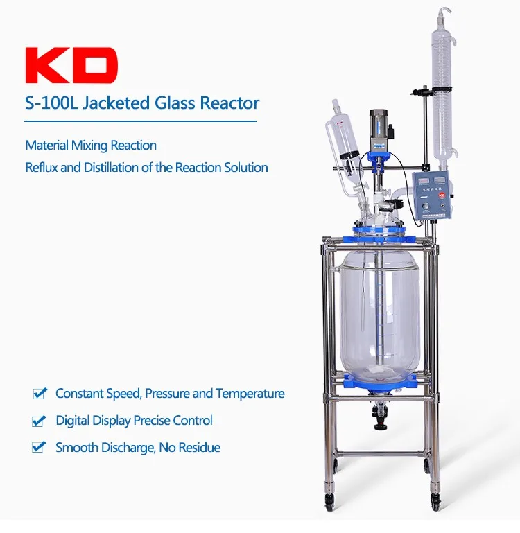 100l Large Volume Laboratory Bioreactor Cooling Jacket Buy 100l