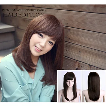 Best Quality 100 Human Hair Wig Korea Full Wig Volume