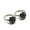 925 Sterling Silver Flower Shape Plain Silver Toe Ring, Silver Jewelry Wholesaler, Sterling Silver Jewellery