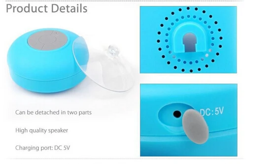 cheap waterproof plastic round subwoofer wireless bluetooth speaker for home theatres