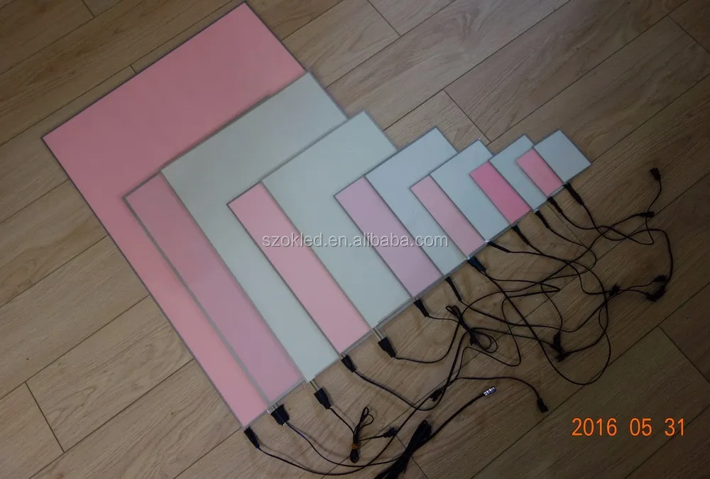 A4 Led El Panel Electroluminescent Paper Neon Sheet Backlight