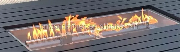 rectangle fire pit burner