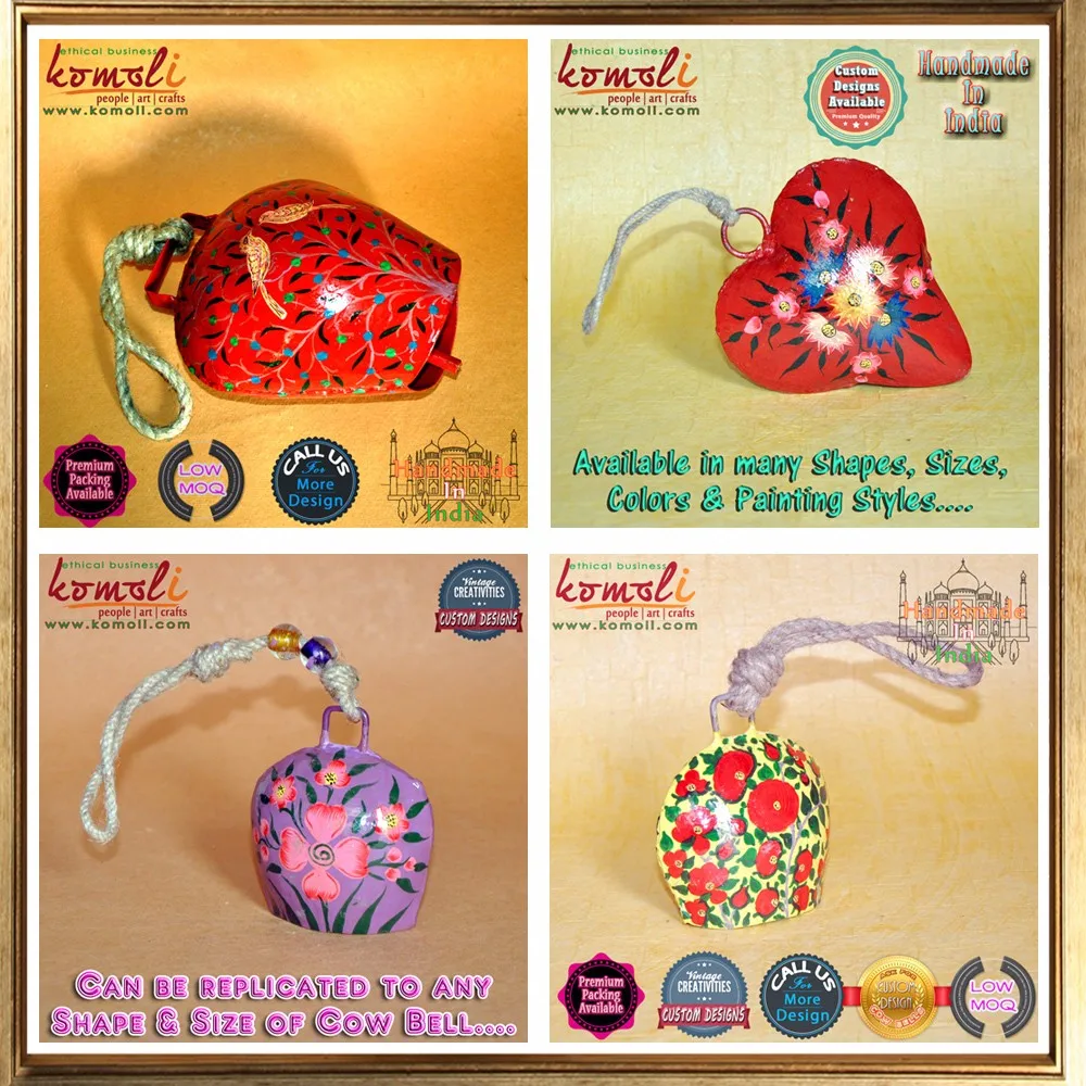 komoli_craft_india_handpainted_Cowbells_1