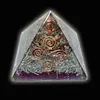 Amethyst With More Copper Orgone Pyramids : Buy Organe Pyramids - Natural Agate