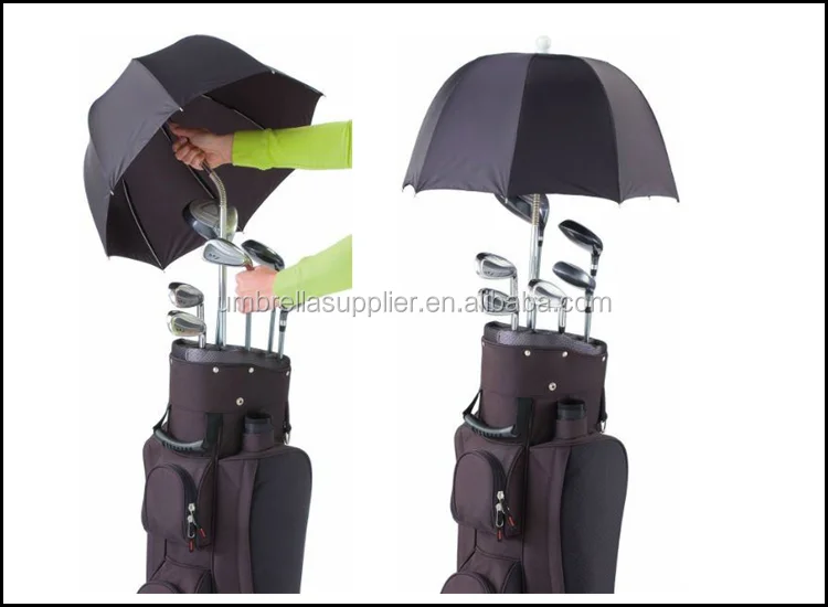 Golf Club Popular Drizzle Stick Golf Bag Umbrella White Golf Bag