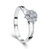 Simply Beautiful Real Diamond light weight Engagement Ring at factory price