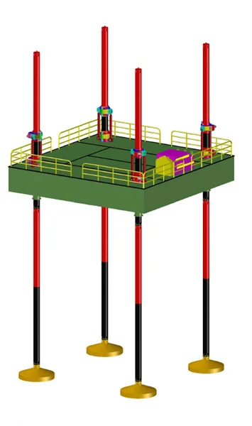 
Made in Korea Jack up Barge _MI-85H jack-up barge 