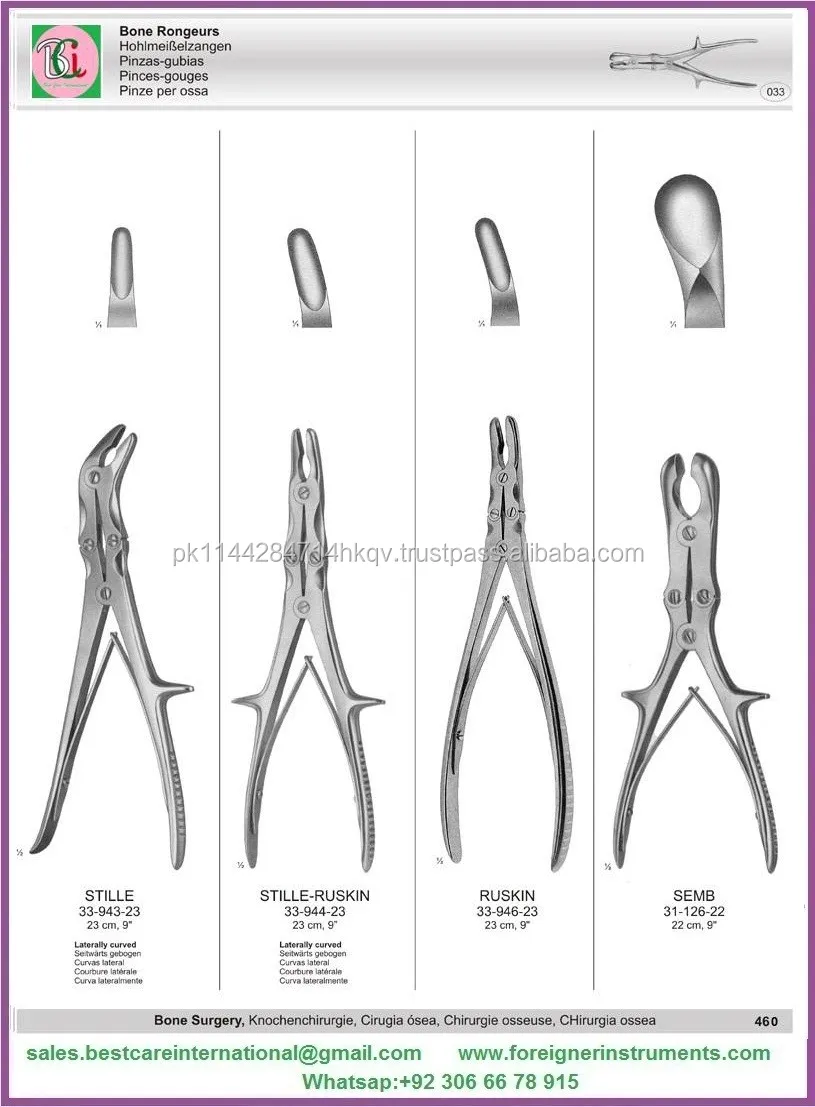 Mayfield Rongeur Bedah Tulang Rongeur Buy Bedah Semb Tulang Rongeurs
