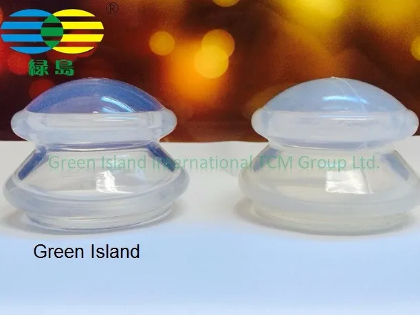Best selling product in america Silicone cupping set hijama cupping therapy Green Island cupping set