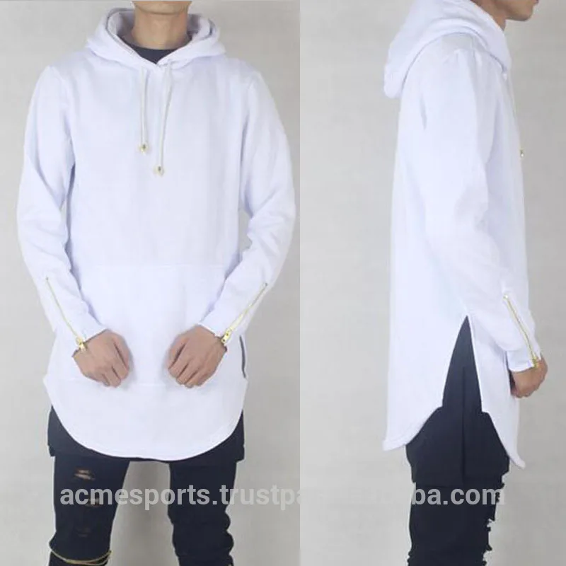 long white hoodie