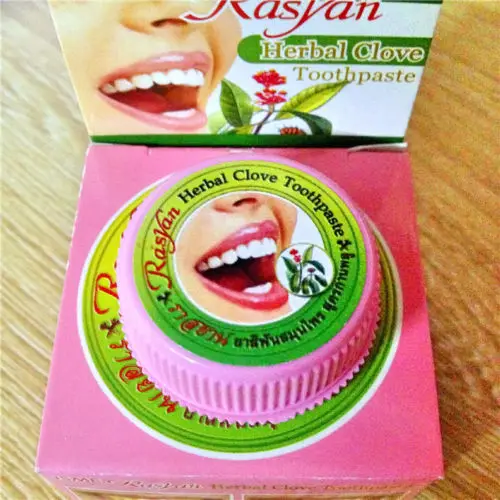 
6pcs HERBAL CLOVE TOOTHPASTE REDUCED HYPERSENSITIVE TOOTH WHITENING TEETH 