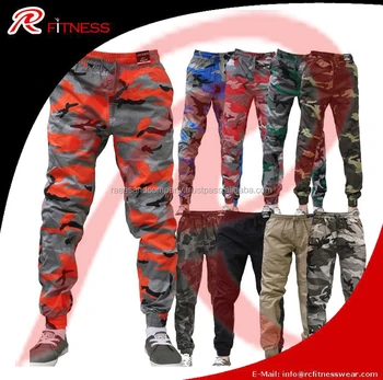 cotton camo joggers