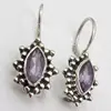 Hot Selling Latest fashion jewelry 925 Sterling Silver IOLITE Very Low Weight Lovely Dangle Earrings 2.3CM