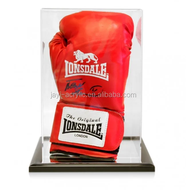 Acrylic lucite Boxing Glove Display Case