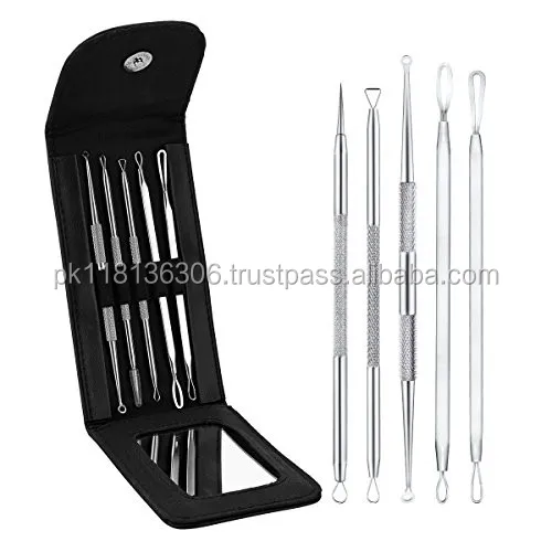 6pcs blackhead blemish extractor set blackhead remover kit for facial blackhead removal