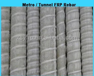 3.Epoxy Composite Fiberglass Rebar, FRP Fiberglass Threaded Rebar ,Glassfiber Rebar