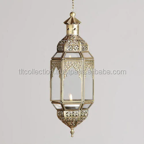 Metal Hanging Moroccan Lantern Moroccan Filigree Candle Lantern