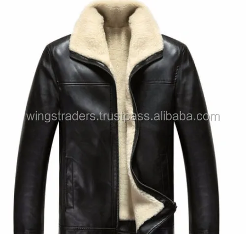 New Arrival Hot selling custom Fur Lining men winter leather jacket 1.jpg