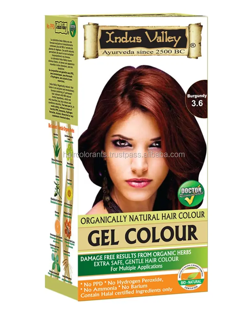 Halal Natural Hair Dye Cream Ayurveda Ammonia Free Hair Color