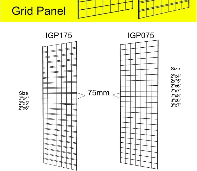 Customized Chrome/powder Coating Metal Gridwall Grid Wall Panel Buy Grid Mesh Panels,Grid Wall