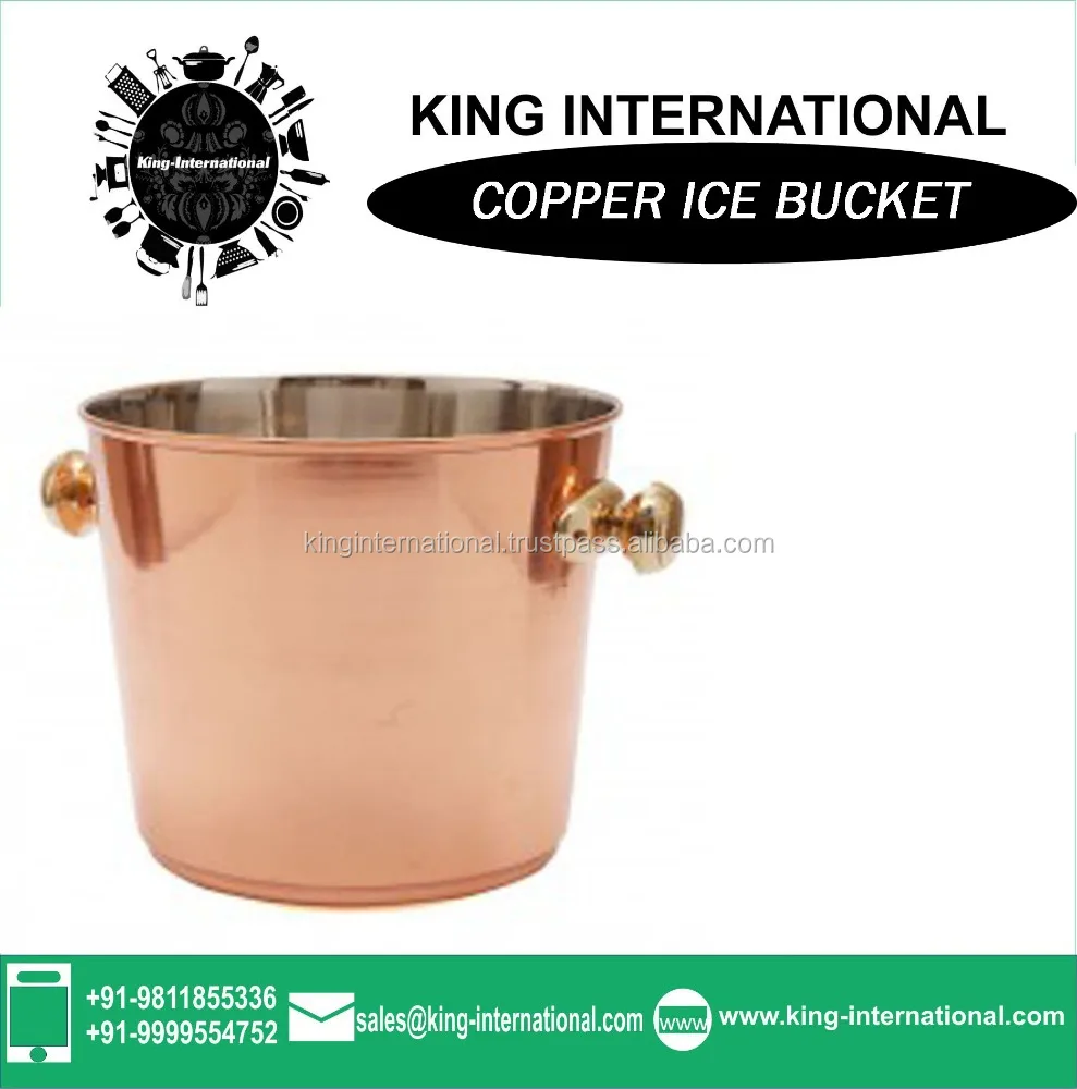 antique brass ice bucket