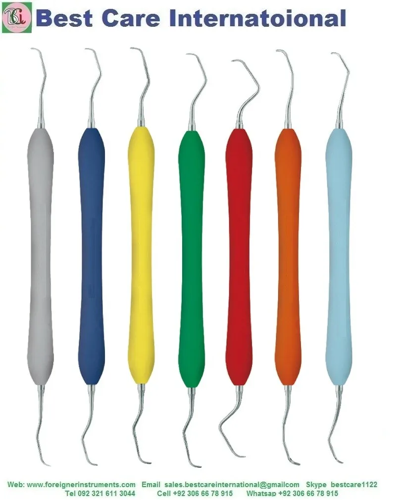 Gracey Curette Set Silicon Handle Buy Gracey Set Graacey Kit Gracey