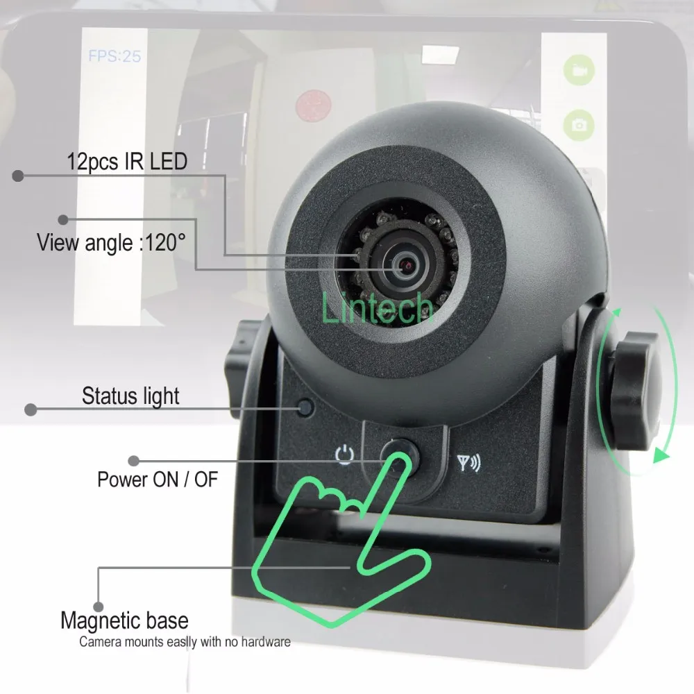 Nouveau Portable Wifi Voiture Caméra Sans Fil Caméra De Recul Buy