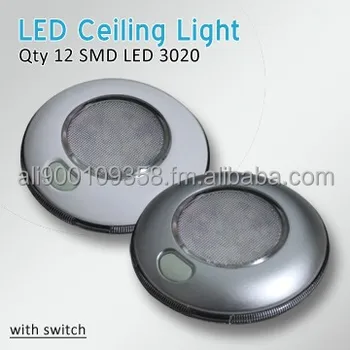 Rv 3 Round Led Interior Ceiling Light Cabin Light With Switch Low