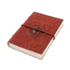 Classic Leather Diary Journal Notebook with Good Luck Stone