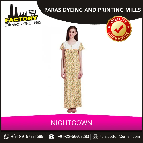 
Professional Manufacturer Customized Hot Sale Womens Nightgown 