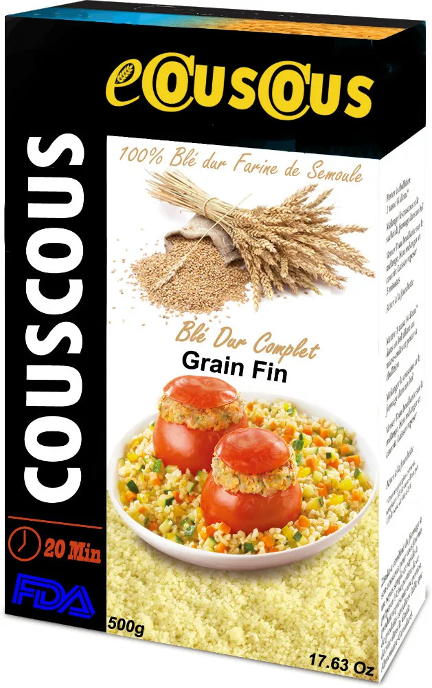 Couscous. Couscous de la meilleure qualité. Couscous grain fin .100