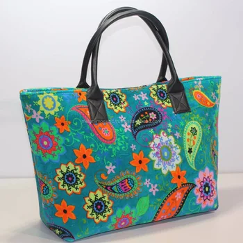 Cotton Velvet Printed Las Handbags Unique Handmade Boho Hippie Bag Purse Cotton Velvet Printed Las Handbags Unique Handmade Boho Hippie Bag Purse