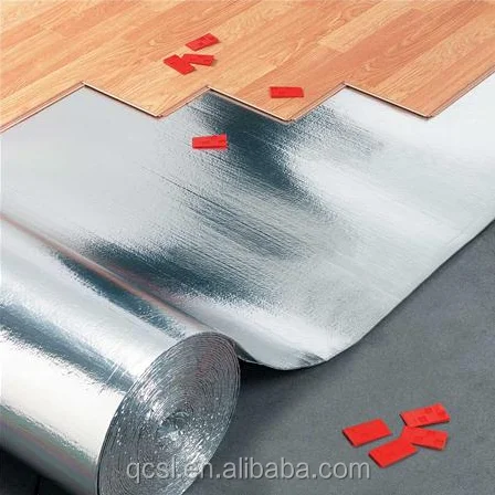 Heat Insulation Materials Soundproof Floor Underlayt Aluminum Foil