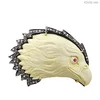 Gemstone Carving Animal Pendant Pave Diamond Bone Carved Eagle Head Pendant
