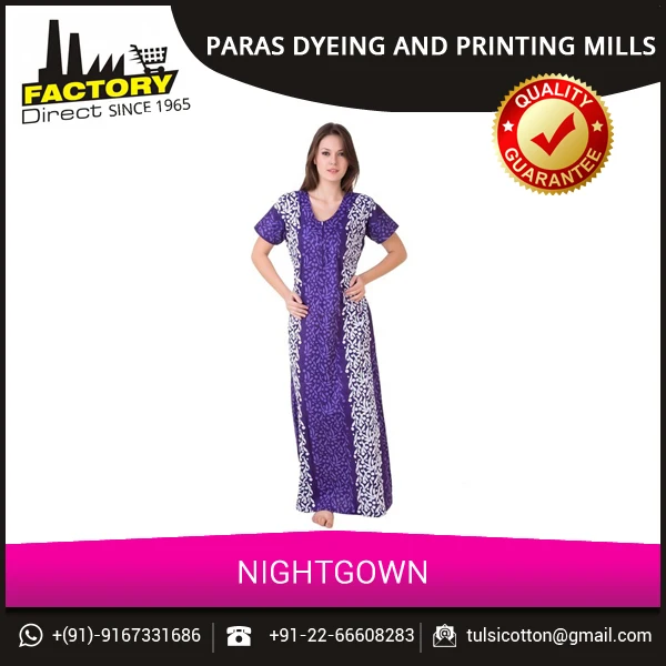 
Professional Manufacturer Customized Hot Sale Womens Nightgown 