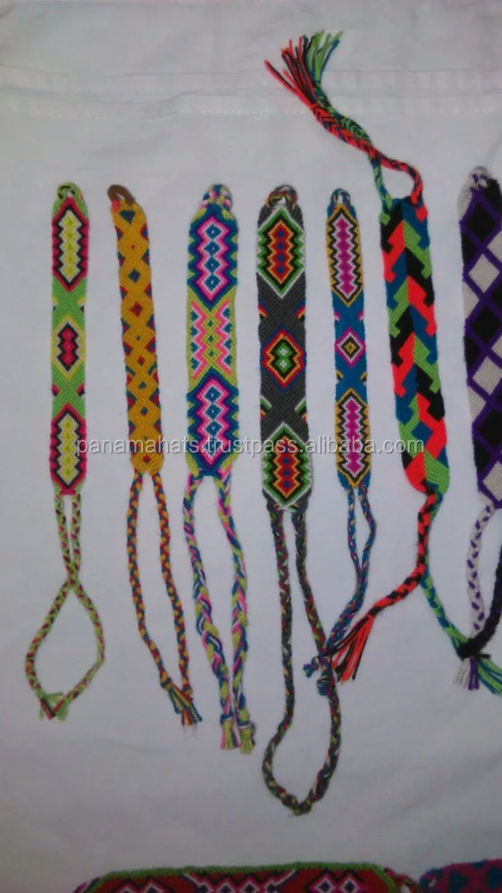 Wayuu Bracelets Handwoven In Cotton Knots Work Small Size 1 5 Cms Knot Colombia Ethnic Indians Colors Wayuu Bracelets Handwoven In Cotton Knots Work Small Size 1 5 Cms Knot Colombia Ethnic Indians Colors
