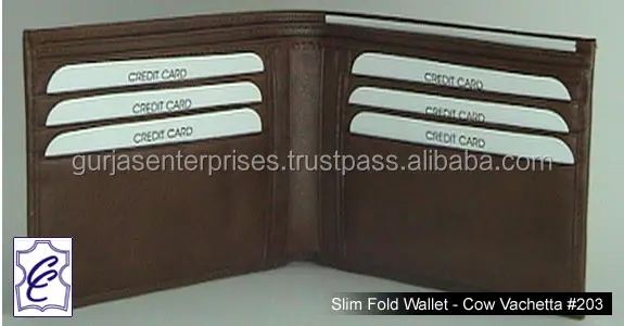 
Real leather bi fold Wallets 