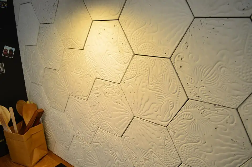 
Architectural concrete tiles 