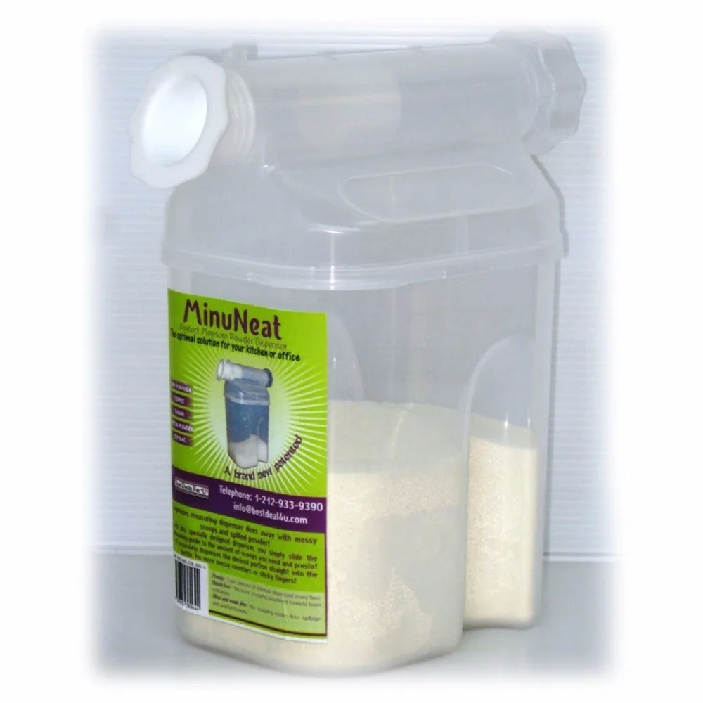 
MinuNeat Baby Powdered Formula Portion Measured Home and Travel Dispenser 