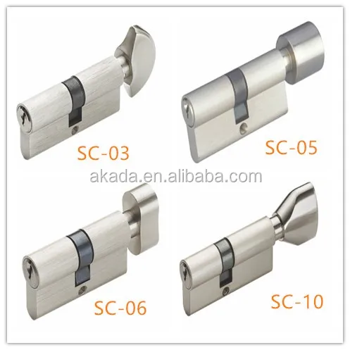 BRASS LCOK CYLINDER WITH KNOB