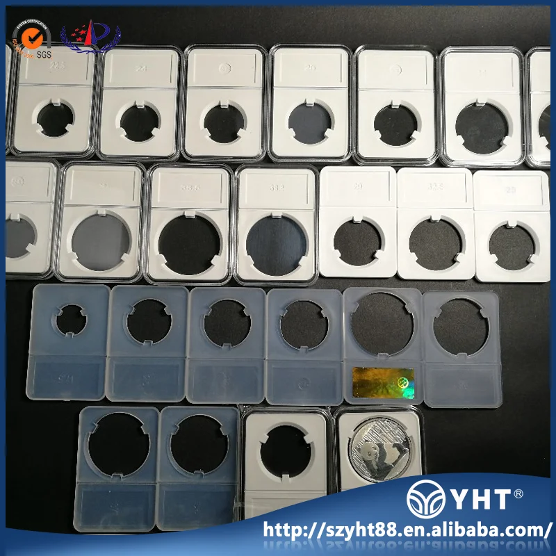 acrylic coin display holder slabs
