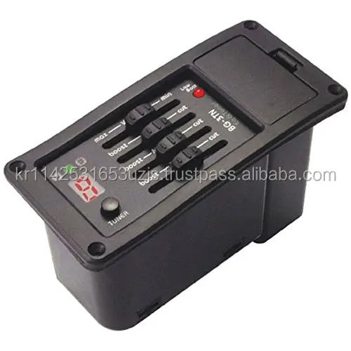 
OEM Korea Preamp EQ 3/4/5 bands Equalizer Pickup with tuner for Acoustic Classic guitar 