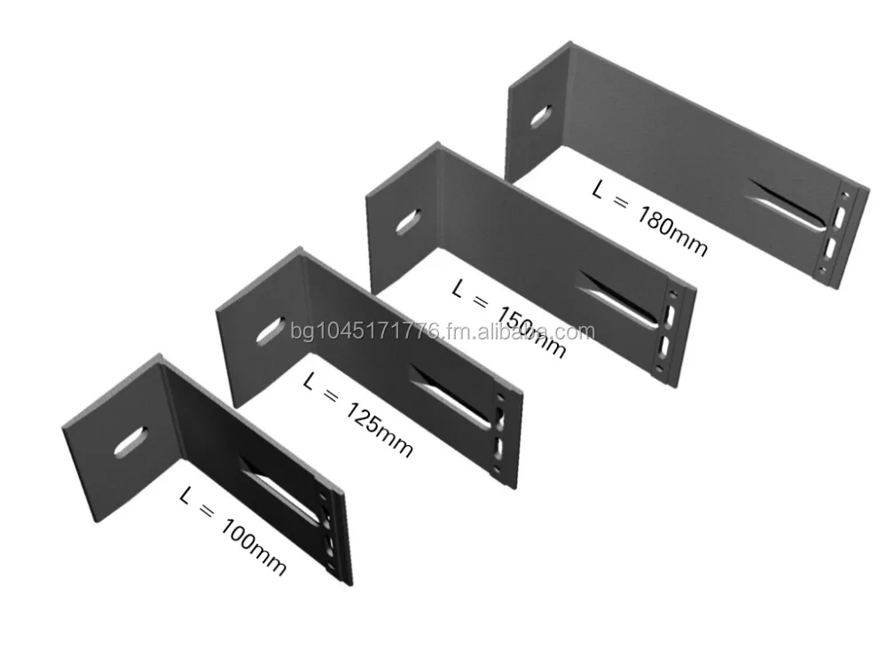 
Aluminium L brackets 