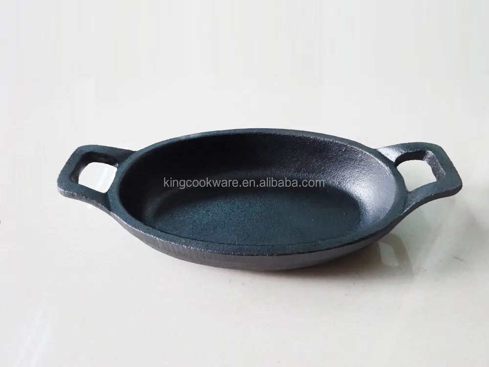 Preseasoned Oval Cast Iron Mini Skillet Frying Pan Buy Cast Iron
