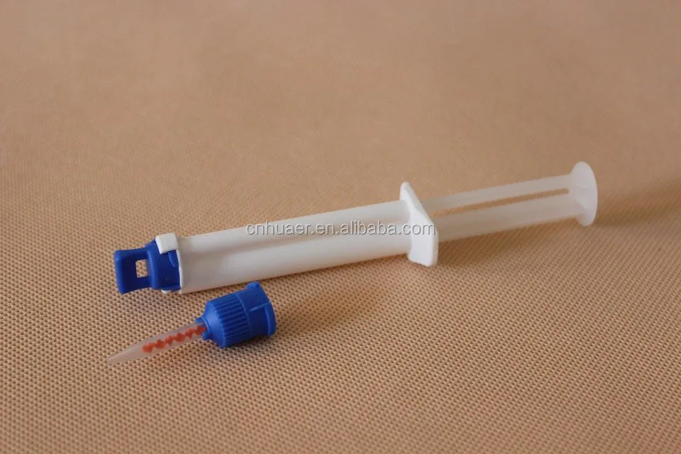High Effective Dual Barrel Syringe / Teeth Whitening Gel Double Syringe